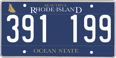 RI license plate 391199