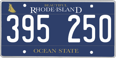 RI license plate 395250
