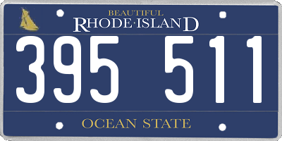 RI license plate 395511