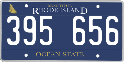RI license plate 395656