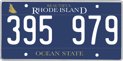 RI license plate 395979