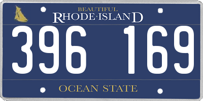 RI license plate 396169