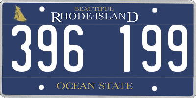 RI license plate 396199