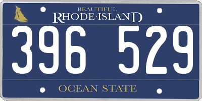 RI license plate 396529