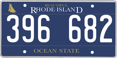 RI license plate 396682
