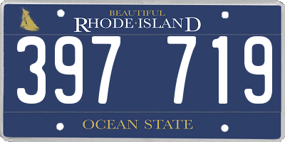 RI license plate 397719