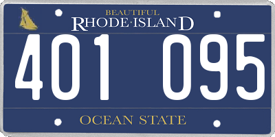 RI license plate 401095