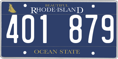 RI license plate 401879