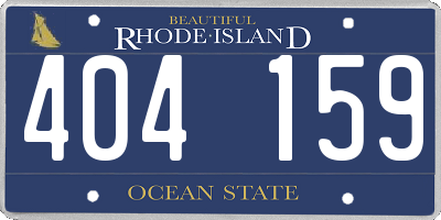 RI license plate 404159