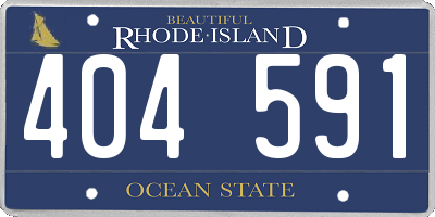 RI license plate 404591