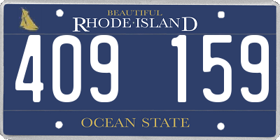 RI license plate 409159