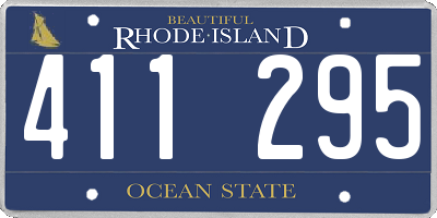 RI license plate 411295