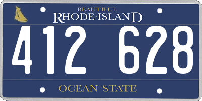 RI license plate 412628