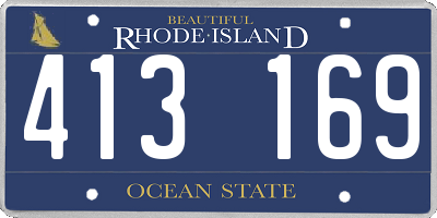 RI license plate 413169