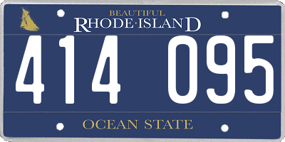 RI license plate 414095