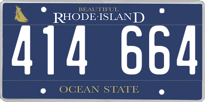 RI license plate 414664