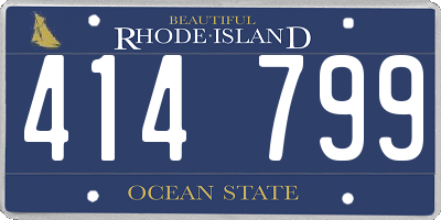 RI license plate 414799