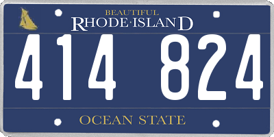 RI license plate 414824