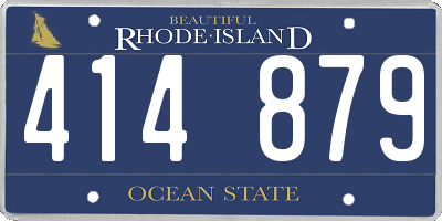 RI license plate 414879