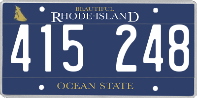RI license plate 415248