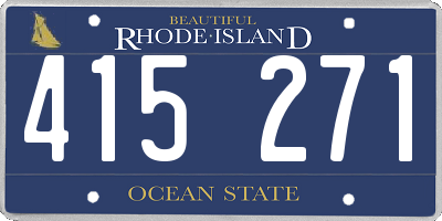 RI license plate 415271