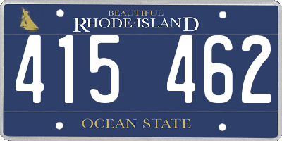 RI license plate 415462