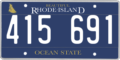 RI license plate 415691
