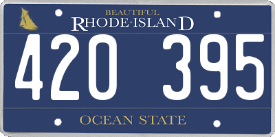 RI license plate 420395