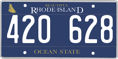 RI license plate 420628