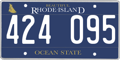 RI license plate 424095