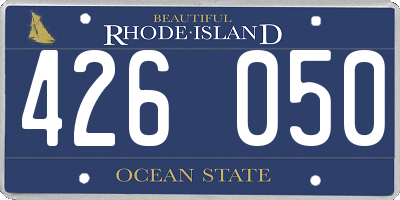 RI license plate 426050