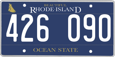RI license plate 426090