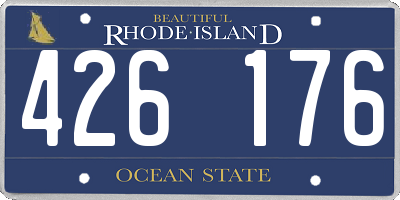 RI license plate 426176