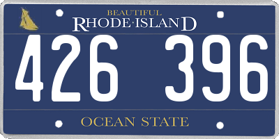 RI license plate 426396