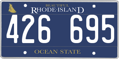 RI license plate 426695