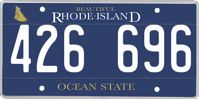 RI license plate 426696