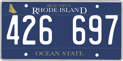 RI license plate 426697