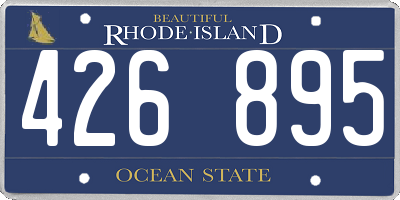 RI license plate 426895