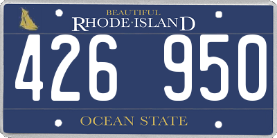 RI license plate 426950