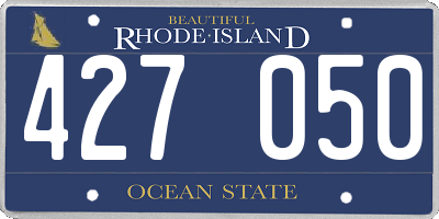 RI license plate 427050