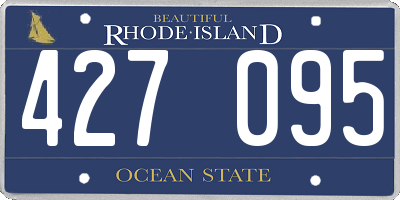 RI license plate 427095