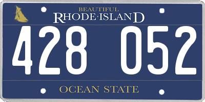 RI license plate 428052