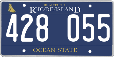 RI license plate 428055