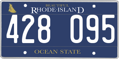 RI license plate 428095