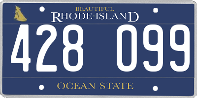 RI license plate 428099