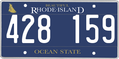 RI license plate 428159