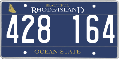 RI license plate 428164