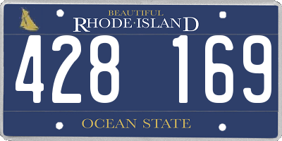 RI license plate 428169