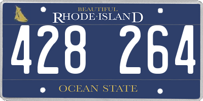 RI license plate 428264