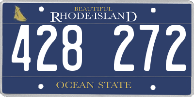 RI license plate 428272